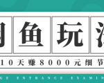 龟课·闲鱼项目玩法实战班第12期，操作10天左右利润有8000元细节玩法-鱼梓小栈