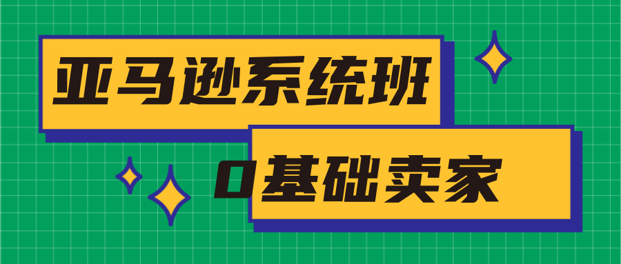 亚马逊系统班，专为0基础卖家量身打造，亚马逊运营流程与架构-鱼梓小栈