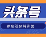 头条号原创视频特训营：一对一带你玩转短视频，新号10天日收益破252元-鱼梓小栈
