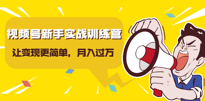 视频号新手实战训练营，让变现更简单，玩赚视频号，轻松月入过万-鱼梓小栈