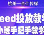 合仕传媒Feed投放教学，手把手教学，开车烧钱必须自己会-鱼梓小栈