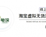 龟课·淘宝虚拟无货源电商5期，全程直播 现场实操，一步步教你轻松实现躺赚-鱼梓小栈