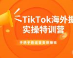 TikTok海外掘金实操特训营：手把手教运营变现赚钱-鱼梓小栈