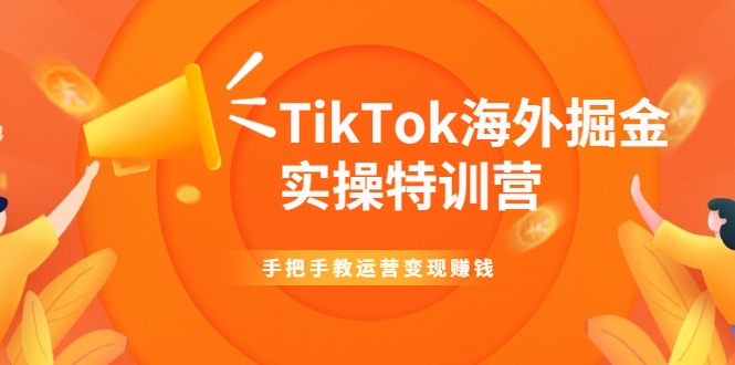 TikTok海外掘金实操特训营：手把手教运营变现赚钱-鱼梓小栈