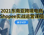 2021东南亚跨境电商Shopee实战运营课程，0基础、0经验、0投资的副业项目-鱼梓小栈