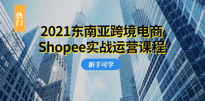 2021东南亚跨境电商Shopee实战运营课程，0基础、0经验、0投资的副业项目-鱼梓小栈
