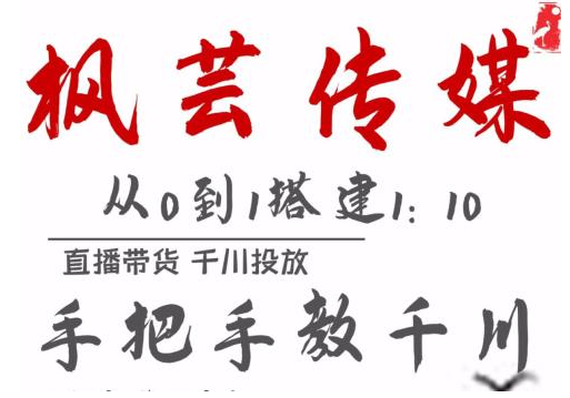枫芸传媒11月千川最新玩法，手把手教你搭建1:10的计划-鱼梓小栈