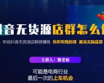 蟹老板·抖音无货源店群怎么做，吊打市面一大片《抖音无货源店群》的课程-鱼梓小栈
