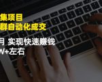 虚拟图集项目：矩阵站群自动化成交，3-5个月实现快速赚钱月入1W+左右-鱼梓小栈