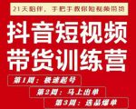 李鲆·抖短音视频带货练训营第五期,手把教手你短视带频货,听照话做,保证出单-鱼梓小栈