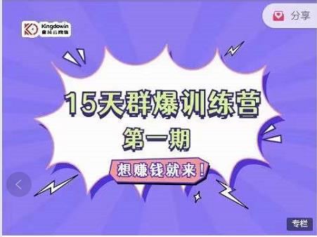 金抖云Peter《15天群爆训练营》，破解抖音玄学，群爆心法，起号方式-鱼梓小栈