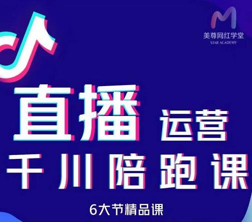 美尊-抖音直播运营千川系统课：直播​运营规划、起号、主播培养、千川投放等-鱼梓小栈
