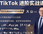 大山老师TikTok进阶实战课：账号详解，流量运营，实战变现，助力你成功出海-鱼梓小栈