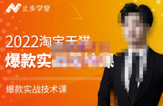 止步学堂·2022淘宝天猫爆款打造系列课-比克，爆款实战落地教程价值1980元-鱼梓小栈