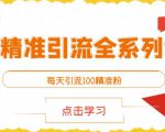 闲鱼精准引流全系列课程，每天引流100精准粉【视频课程】-鱼梓小栈