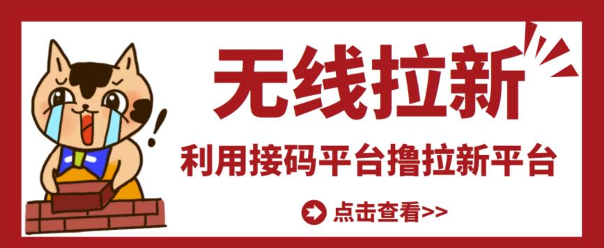 最新接码无限拉新项目，利用接码平台赚拉新平台差价，轻松日赚500+-鱼梓小栈
