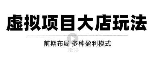 虚拟项目月入几万大店玩法分享，多店操作利润倍增（快速起店盈利）-鱼梓小栈
