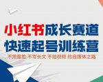 小红书成长赛道快速起号训练营，不露脸不写长文不拍视频，0粉丝冷启动变现之路-鱼梓小栈