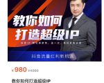 教你如何打造超级IP，抖音流量红利新机遇（价值980元）-鱼梓小栈