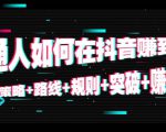 普通人如何在抖音赚到钱：策略 路线 规则 突破 赚钱（10节课）-鱼梓小栈