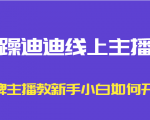 暴躁迪迪线上主播课，金牌主播教新手小白如何开播-鱼梓小栈