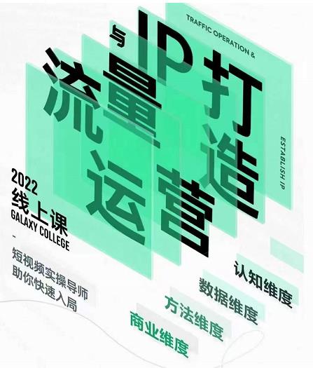 大蓝流量运营&个人ip打造课，短视频带货/爆款文案/流量运营/直播入门/镜头变现/流量商业-鱼梓小栈
