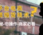 外面收费2980的全平台电商白嫖撸货技术(仅揭秘勿操作-商家防范必看)-鱼梓小栈