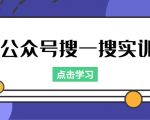 公众号搜一搜实训,收录与恢复收录、 排名优化黑科技,附送工具(价值998元)-鱼梓小栈