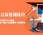 美业抖音流量训练营:从0到10w+粉丝 让你的门店用户增长+业绩增长+利润增长-鱼梓小栈
