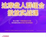 阿呆电商·达摩盘人群组合投放实战课，你以为推广不赚钱是技术问题，其实是你没有选好高价值消费客群-鱼梓小栈