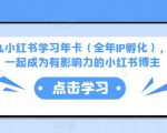 厦九九小红书学习年卡（全年IP孵化），沉浸式学习，一起成为有影响力的小红书博主-鱼梓小栈
