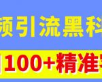视频引流黑科技玩法，不花钱推广，视频播放量达到100万+，每日100+精准客源-鱼梓小栈