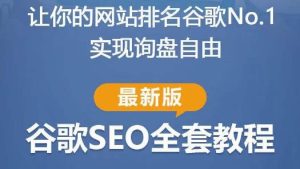 谷歌SEO实战教程：如何让你的网站在谷歌排名第一，内容从入门到高阶，适合个人及团队-鱼梓小栈