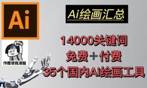 AI绘画汇总14000关键词+35个国内AI绘画工具（兔费+付费）头像壁纸不用愁-鱼梓小栈