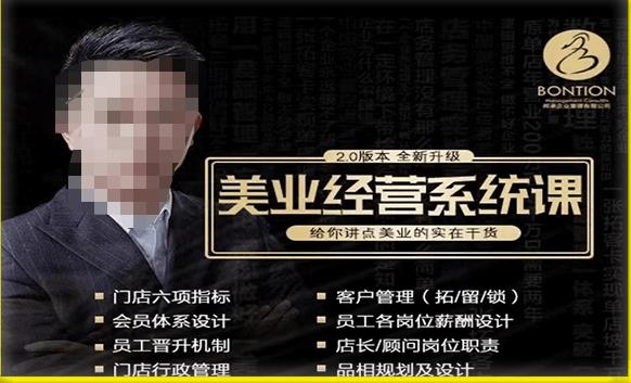 【杨志威系统课2.0】美业门店经营管理系统课，给你讲点美业的实在干货，含资料-鱼梓小栈