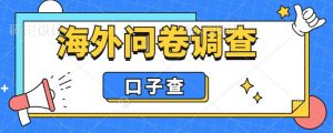 外面收费5000+海外问卷调查口子查项目，认真做单机一天200+【揭秘】-鱼梓小栈