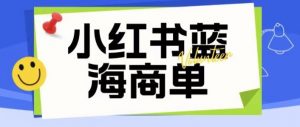 价值2980的小红书商单项目暴力起号玩法，一单收益200-300（可批量放大）-鱼梓小栈