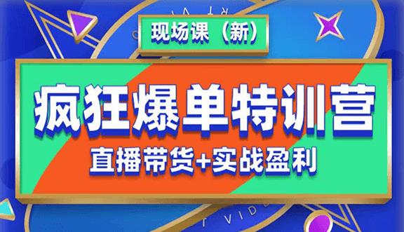抖音短视频疯狂爆单特训营现场课（新）直播带货+实战案例-鱼梓小栈
