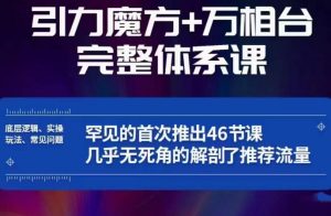 引力魔方万相台完整体系课：底层逻辑、实操玩法、常见问题，无死角解剖推荐流量-鱼梓小栈