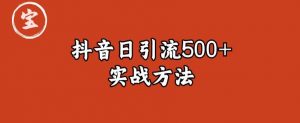 宝哥抖音直播引流私域的6个方法，日引流500+-鱼梓小栈