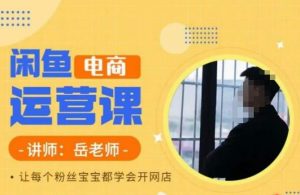 岳老师·闲鱼电商运营课，让每个粉丝宝宝都学会开网店-鱼梓小栈