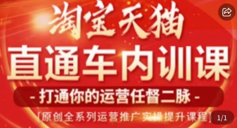 天问电商·2023淘宝天猫直通车内训课，零基础学起直通车运营实操课程-鱼梓小栈