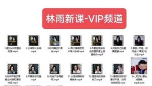 林雨新课VIP频道，玩赚私域/朋友圈/社群-鱼梓小栈