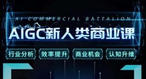 张诗童·AIGC新人类商业课,行业分析/效率提升/商业机会/认知升维-鱼梓小栈