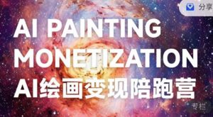 蛮驴·AI绘画变现陪跑营，快速产出可商业变现的图-鱼梓小栈