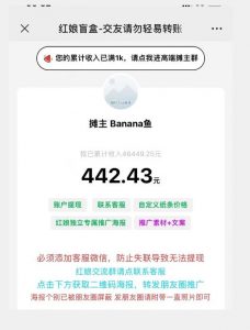 盲盒交友5.0，男粉变现实操项目，亲测变现效果极好【揭秘】-鱼梓小栈
