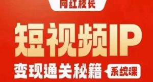 网红校长短视频IP变现通关秘籍｜系统课，产品篇，短视频篇，商业篇，私域篇，直播篇-鱼梓小栈