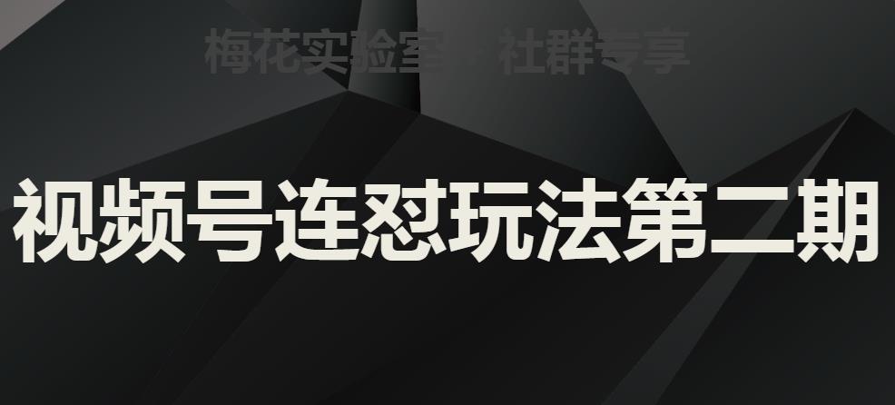 梅花实验室社群视频号连怼玩法第二期，实操讲解全部过程-鱼梓小栈
