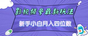 影视号最新玩法，新手小白月入四位数，零粉直接上手【揭秘】-鱼梓小栈