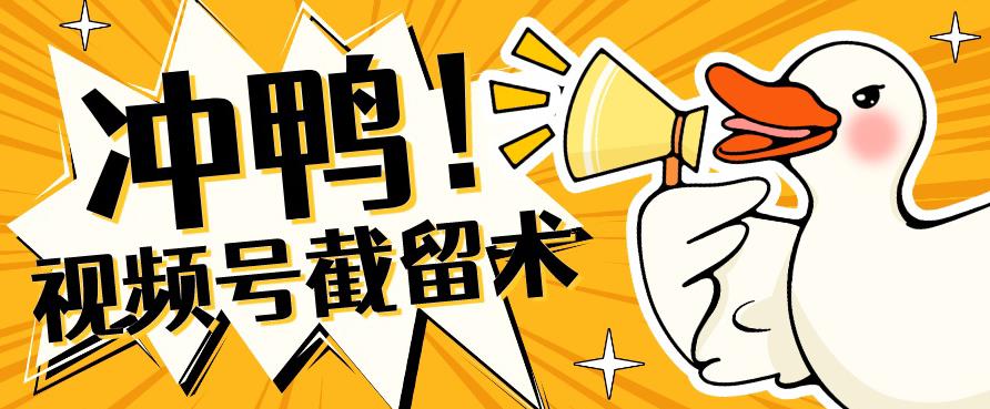 全球首发-视频号无限截留术-你不知道的流量沃土-鱼梓小栈